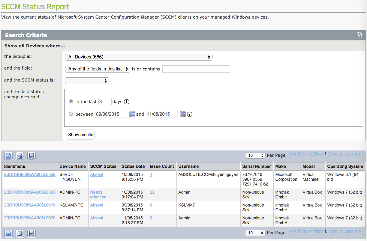 Absolute DDS Complements and Strengthens SCCM