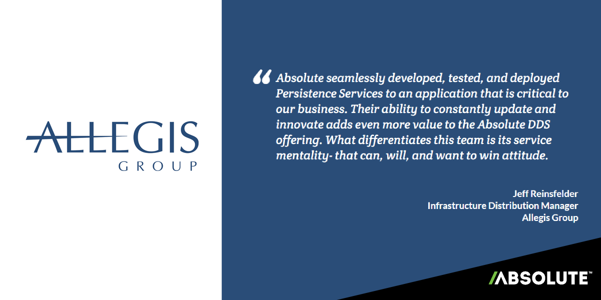 Allegis Group Leverages Persistence Services to Deliver Reliability